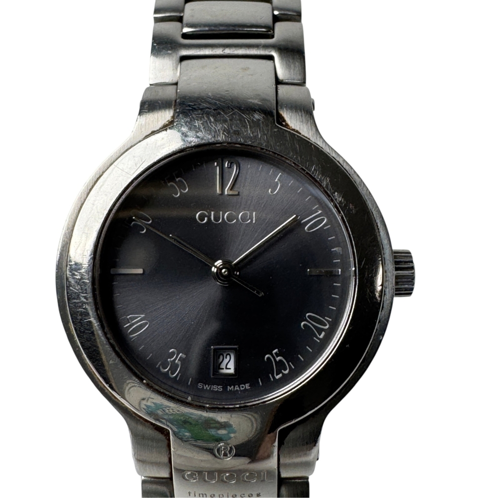 Gucci GUCCI watch 8900L quartz gray dial working condition, battery replaced,...